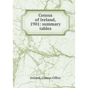  Census of Ireland, 1901 summary tables Ireland. Census 