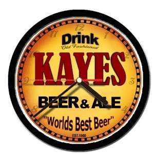  KAYES beer and ale cerveza wall clock 