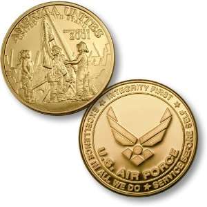  America Unites   USAF Emblem MerlinGold 