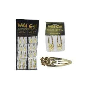  Gold Tone Hair Snapclip Case Pack 60   681564 Beauty
