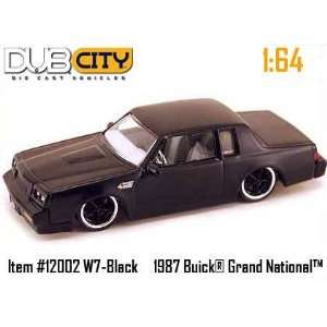  Jada Dub City Black 1987 Buick Grand National 164 Scale 