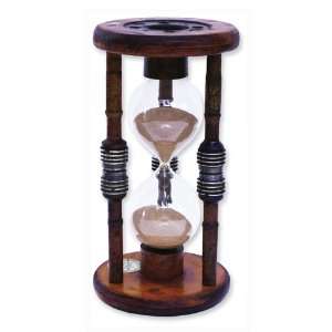  Antique Wood 1 Hour Hourglass Jewelry