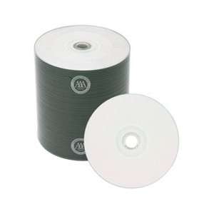  500 Spin X 52x CD R 80min 700MB White Inkjet Hub Printable 
