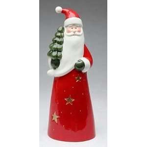  Santa Figurine Music Box 8 Inches Tall by Cosmos Gifts 