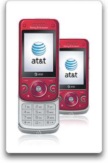 Wireless Sony Ericsson W760a Phone, Red (AT&T)