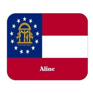  US State Flag   Aline, Georgia (GA) Mouse Pad Everything 