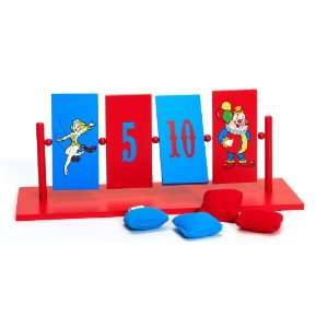   By Fun Express Wooden Carnival Knock Em Down Game 