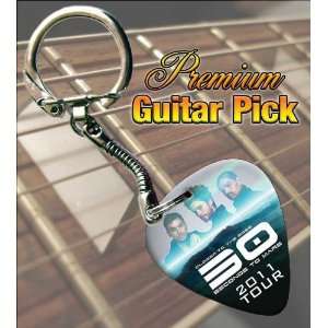  30 Seconds To Mars 2011 Tour Premium Guitar Pick Keyring 