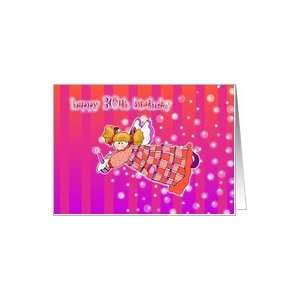  30 years old Angel or Fairy Magic Happy Birthday Card Card 