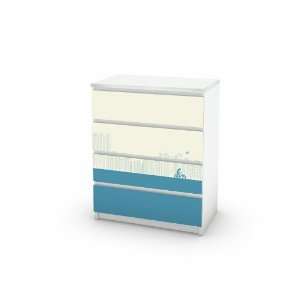  I Love My City Decal for IKEA Malm Dresser 4 Drawers
