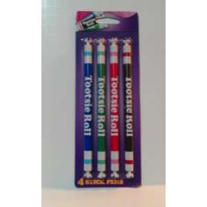  Tootsie Roll Party Favors Stick Pens (4 pc) Health 