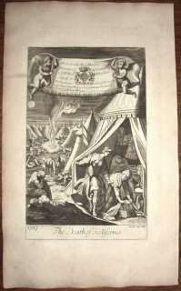 1705  JUDITH / HOLOFERNES   2 engrvs on leaf   English  