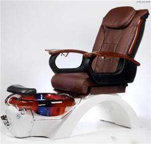 Aqua 8 Glass Bowl Pedicure Spa, Pedi Chair, Nail Salon  