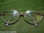 Vtg GLORIA VANDERBILT Eyeglass FRAMES Womens Metal ZYLOWARE Bronze 54 