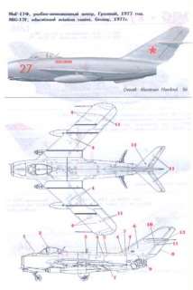 Print Scale Decals 1/48 MIKOYAN MiG 17 FRESCO  