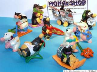 KINDER SURPRISE MISSION MOLES ON THE BEACH COMPLETE COLLECTION VARIANT 