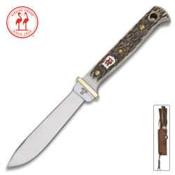 Kissing Crane Stag Hunter Fixed Blade Knife  