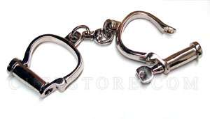 KUB Non Adjustable Darby Style Antique Replica Handcuff  