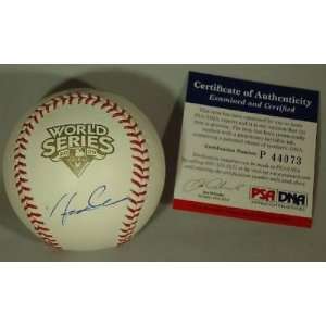 Autographed Hideki Matsui Baseball   09 WS * PSA DNA 3a   Autographed 