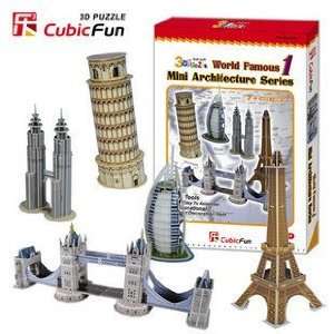  3d Puzzle Mini Architecture Series 1 Toys & Games