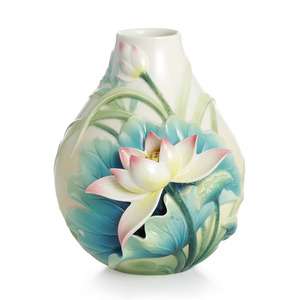 FZ02399 Lotus Harmony flower franz porcelain FREE GIFT included  