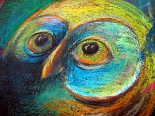 Night Owl ~ by Tanya Maslova pastels on paper picture  