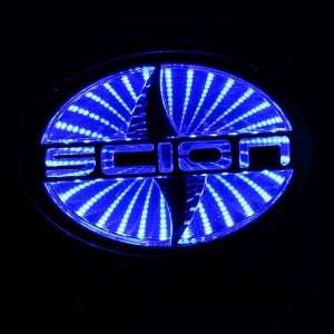   style Auto 3D Blue Led car logo badge light for Scion xD Automotive