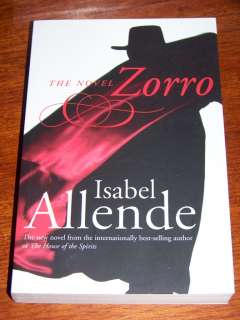Zorro the Novel Isabel Allende   Large TPB   2005  