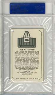 Bob Waterfield Signed 1975 Fleer HOF Immortal Card Autographed Rams 