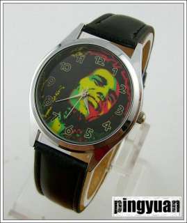Jamaica Bob Marley RAGREA Wrist Quartz Watch Xmas BOB  