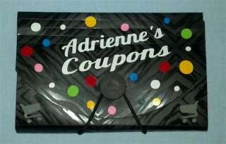 PERSONALIZED Coupon Holder DESIGN YOUR OWN keep your grocery coupons 