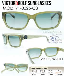 EyezoneCo VIKTOR&ROLF 71 0025 3 Wayfarer Style Sunglasses Acetate 