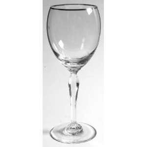  Waterford Allegra Platinum Wine Glass, Crystal Tableware 