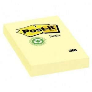 3M Post it Canary Yellow Recycled Notes