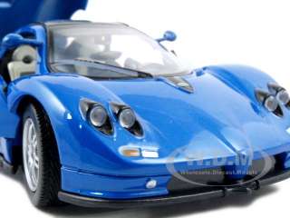   diecast model car of Pagani Zonda C12 Blue die cast car by Motormax