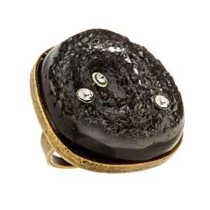  Gerard Yosca   Drusy Sparkle Statement Ring   U.S Size 6 Jewelry