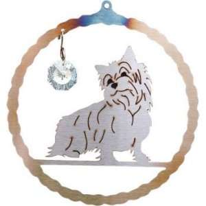  Yorkie Plant Pick Suncatcher 