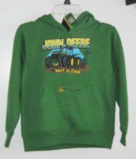 John Deere Boy Hoodie Sweatshirt UPick Size & Style NWT  