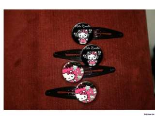Hello Kitty Zombie Horde set of 4 barrettes  