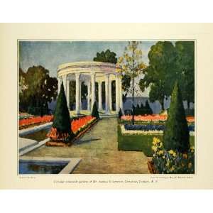   Garden Colonnade Greystone Yonkers New York   Original Color Print