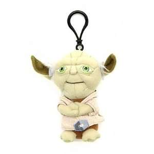   Star Wars Yoda Talking Plush Clip On (4 Inch Keychain) Toys & Games