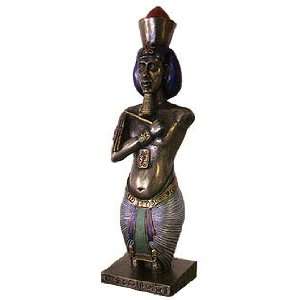  Bronze King Amenhotep IV Egyptian Statue Ancient Egypt 