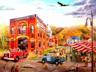   by RAY MERTES 1000 PIECE SUNSOUT NOSTALGIA JIGSAW PUZZLE   NEW  