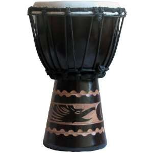 Brown Kalimantan Djembe 11 12 Tall x 7 8 Head  Musical 