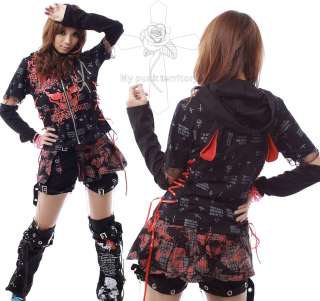 Cyber Punk Bunny INK Gothic Lolita Visual Kei Jacket  