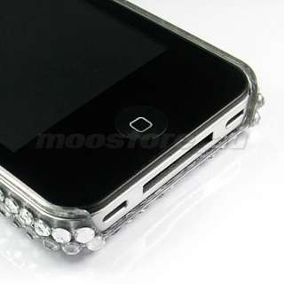 BLING RHINESTONE CRYSTAL CASE COVER APPLE IPHONE 4 4G  