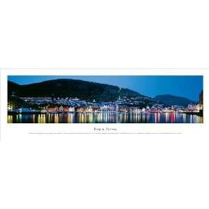  Bergen, Norway Unframed Panoramic Photograph Wall 