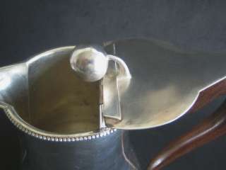WOLFERS Art Deco Belgian Silver Chocolate Pot  
