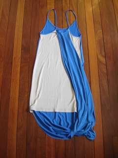 GARY BIGENI Fenton silk jersey drape singlet dress sz8  