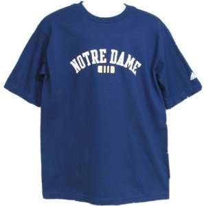  Youth Notre Dame Navy Interferance w/ Gold Outline S/S Tee 